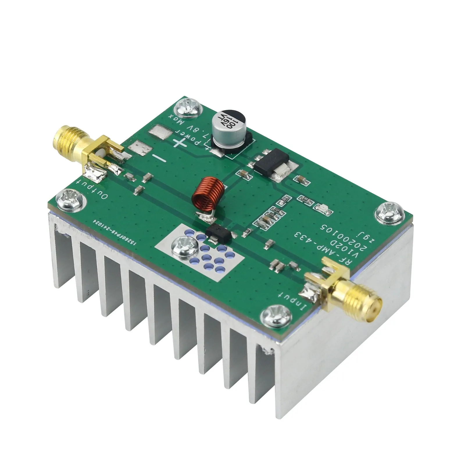 433MHz 8W Power Amplifier Board RF HF High Frequency Amplifier Digital Power Amp
433MHz 8W Power Amplifier Board RF HF High Frequency Amplifier Digital Power Amp
