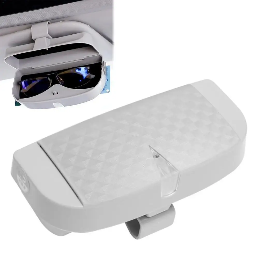 Press Switch Car Glasses Box Sun Visor Glasses Holder Internal Soft Fabric Scratch Resistant Shock-proof Eyeglasses Storage Case
Press Switch Car Glasses Box Sun Visor Glasses Holder Internal Soft Fabric Scratch Resistant Shock-proof Eyeglasses Storage Case