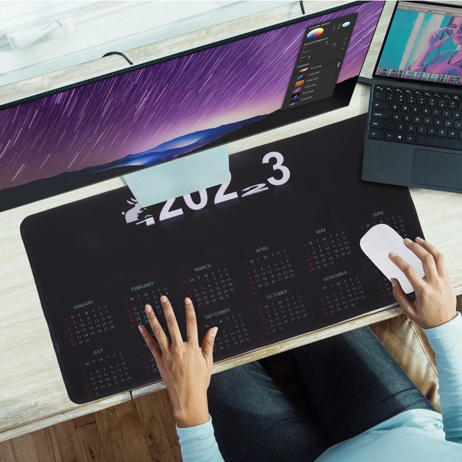 Large Size Pad 2023 Calendar Desk Mat Rubber Computer Mouse Pad Base Non Slip Gaming Computer Laptop Office Use
Large Size Pad 2023 Calendar Desk Mat Rubber Computer Mouse Pad Base Non Slip Gaming Computer Laptop Office Use