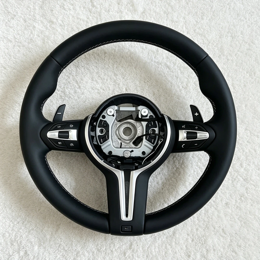Leather for BMW M3 M5 F10 F11 F12 F13 F15 F20 F21 F22 F25 F30 F31 F32 F33 F34 F35 F36 E71 E90 M Logo Steering Wheel Assembly
Leather for BMW M3 M5 F10 F11 F12 F13 F15 F20 F21 F22 F25 F30 F31 F32 F33 F34 F35 F36 E71 E90 M Logo Steering Wheel Assembly