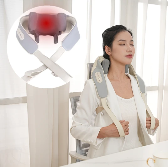 Rechargeable Shiatsu Neck Shoulder Back Massager with Adjustable Heat and Speed Electric Kneading Massage for Pain Relief
Rechargeable Shiatsu Neck Shoulder Back Massager with Adjustable Heat and Speed Electric Kneading Massage for Pain Relief