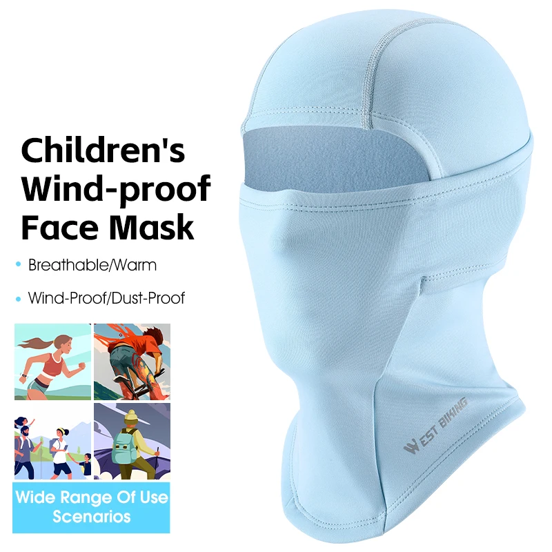 WEST BIKING Kids Winter Balaclava Fleece Lined Windproof Face Mask Thermal Neck Gaiter for Boys Girls Outdoor Cycling Skiing
WEST BIKING Kids Winter Balaclava Fleece Lined Windproof Face Mask Thermal Neck Gaiter for Boys Girls Outdoor Cycling Skiing