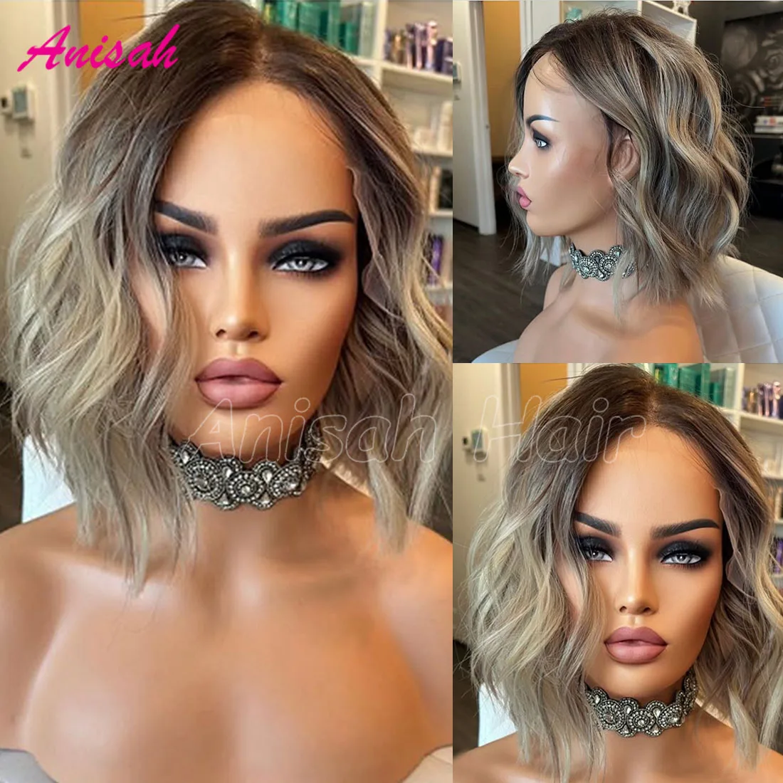 Ombre Blonde Highlight Short Bob Lace Front Human Hair Wigs For Women Glueless Transparent Lace Closure Wigs
Ombre Blonde Highlight Short Bob Lace Front Human Hair Wigs For Women Glueless Transparent Lace Closure Wigs