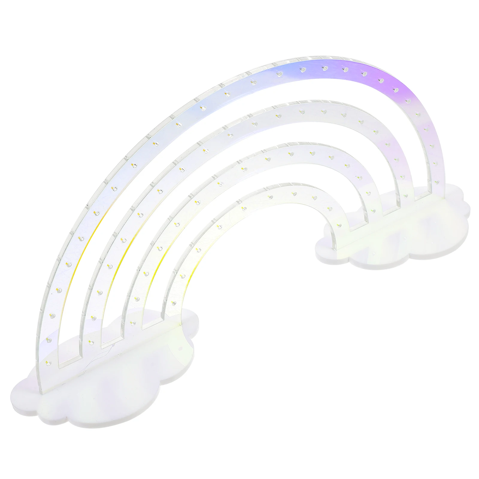 Rainbow Cloud Earring Display Rack Acrylic Jewelry Organizer Holder Desktop Tabletop Earrings Stand Pendant Storage Multi
Rainbow Cloud Earring Display Rack Acrylic Jewelry Organizer Holder Desktop Tabletop Earrings Stand Pendant Storage Multi
