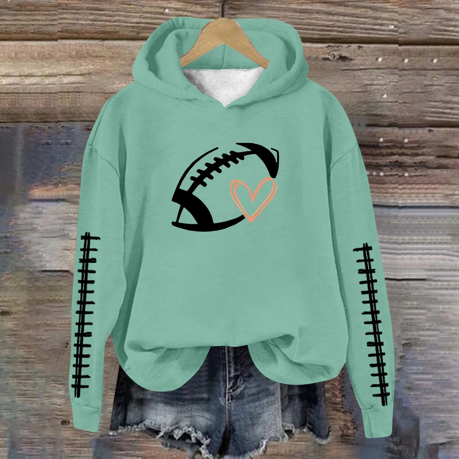 Womens Fashion Rugby Print Hoodless Sweatshirt Regular Long Sleeve Crew Neck Cropped Sweatshirt Plus Size Loose Simple Pullover
Womens Fashion Rugby Print Hoodless Sweatshirt Regular Long Sleeve Crew Neck Cropped Sweatshirt Plus Size Loose Simple Pullover