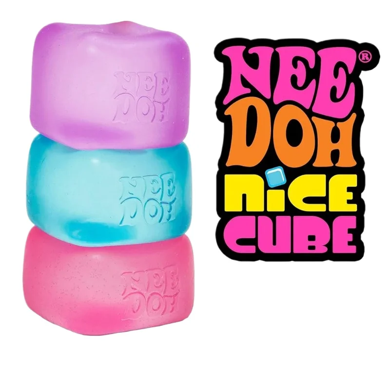 Schylling NeeDoh Nice Cube Sensory Squeeze Toy with Super Solid Squish Stress Relief Anxiety Sensory Tool stress reliever toys
Schylling NeeDoh Nice Cube Sensory Squeeze Toy with Super Solid Squish Stress Relief Anxiety Sensory Tool stress reliever toys