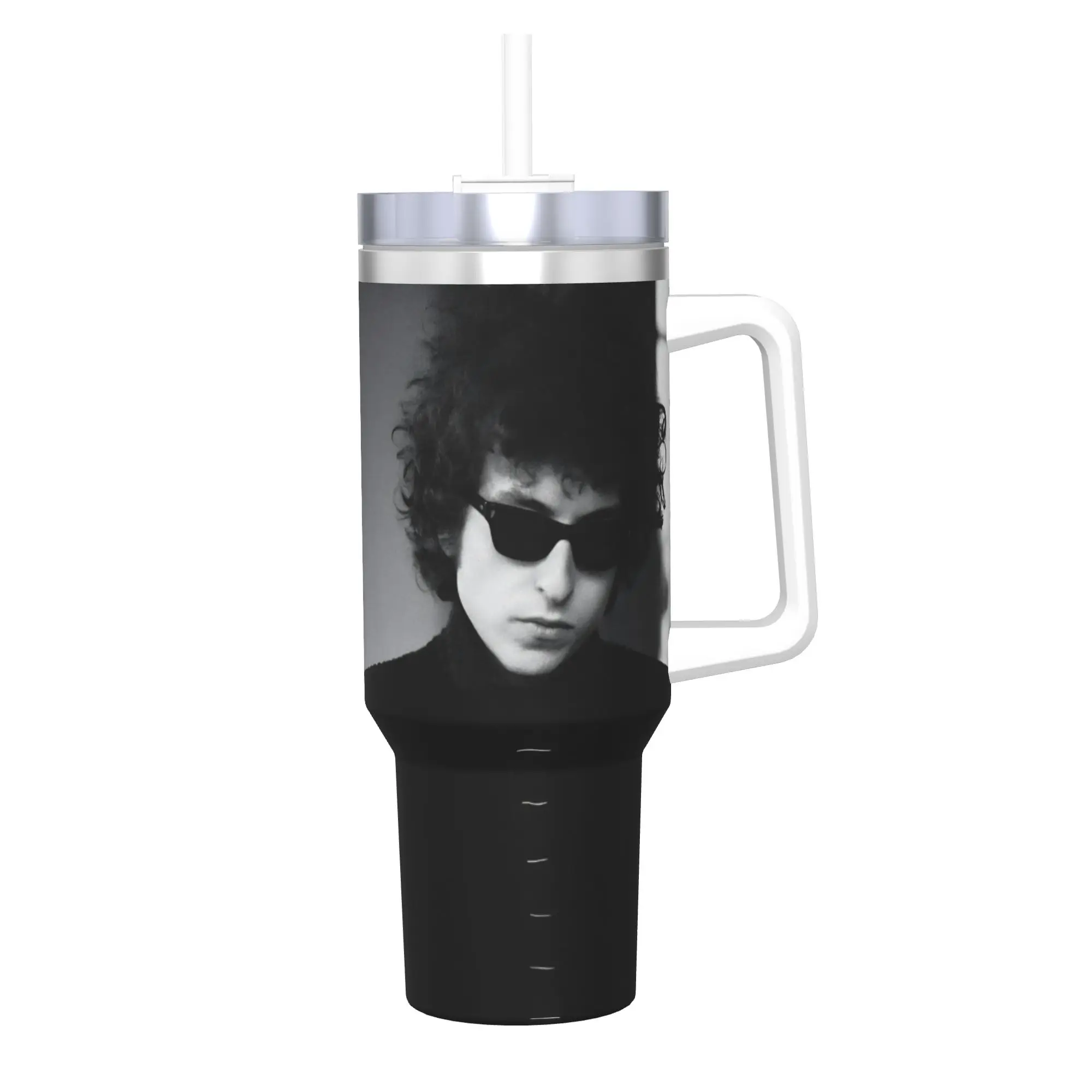 Bob Dylan Singer Tumbler Vacuum Insulated Thermal Cup with Lid Straw Travel Outdoor Mug Water Bottle 40oz
Bob Dylan Singer Tumbler Vacuum Insulated Thermal Cup with Lid Straw Travel Outdoor Mug Water Bottle 40oz