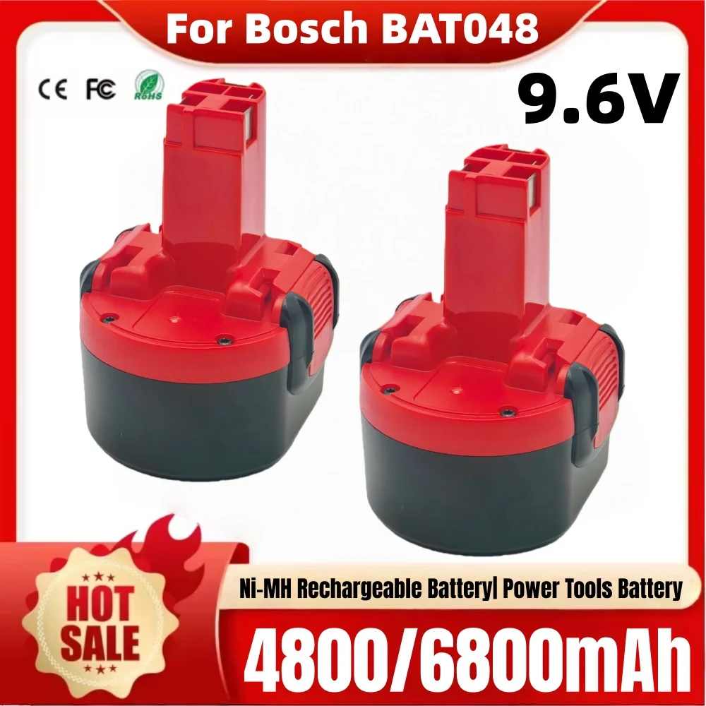 BAT048 9.6V 4.8/6.8Ah Battery Replacement For Bosch BAT048 BAT100 BAT119 2607335272 2607335461 GSR 9.6VE-2 PSR 9.6VE-2 PSR960
BAT048 9.6V 4.8/6.8Ah Battery Replacement For Bosch BAT048 BAT100 BAT119 2607335272 2607335461 GSR 9.6VE-2 PSR 9.6VE-2 PSR960