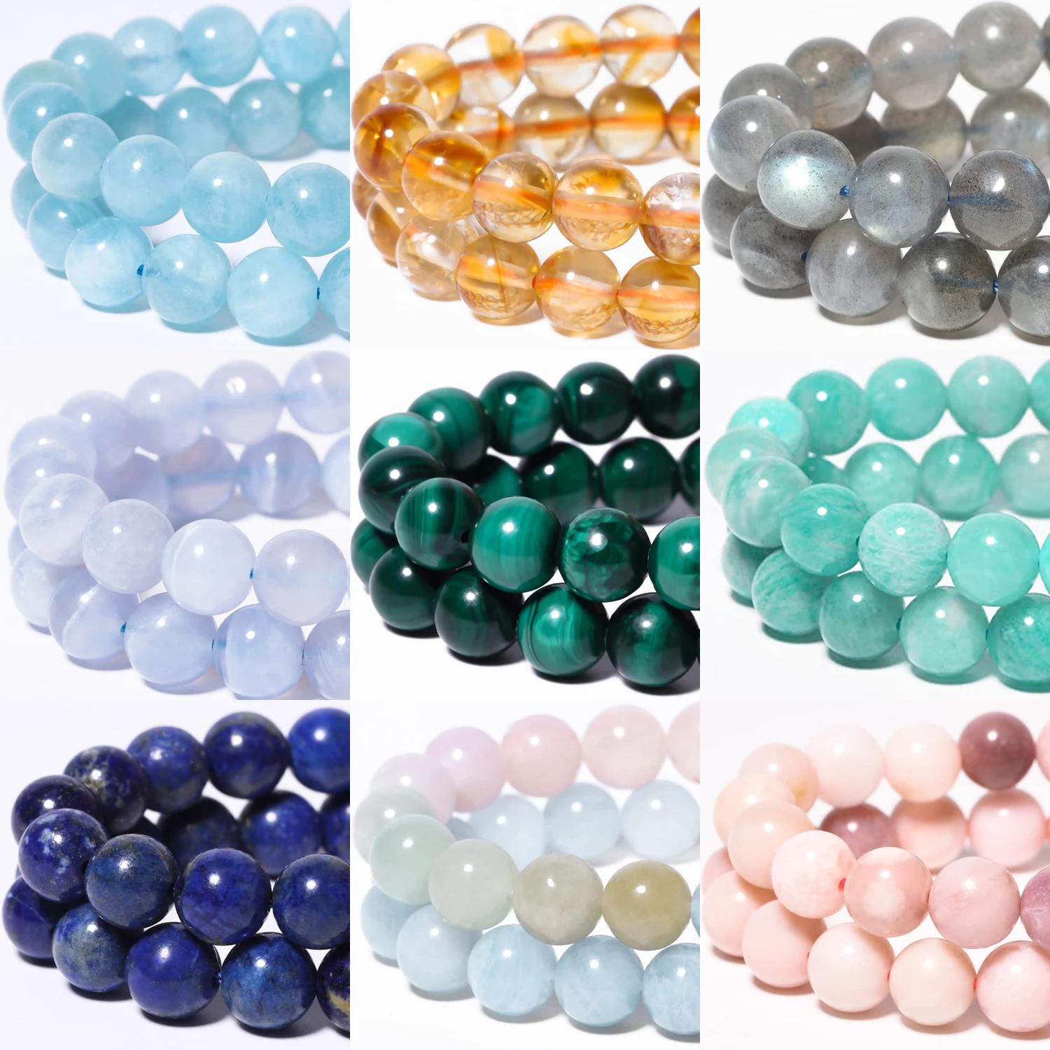 6mm 8mm AAA Natural Malachite Amazonite Labradorite Pink Opal Citrine Moonstone Sunstone Gems Beads for Jewelry Making
6mm 8mm AAA Natural Malachite Amazonite Labradorite Pink Opal Citrine Moonstone Sunstone Gems Beads for Jewelry Making