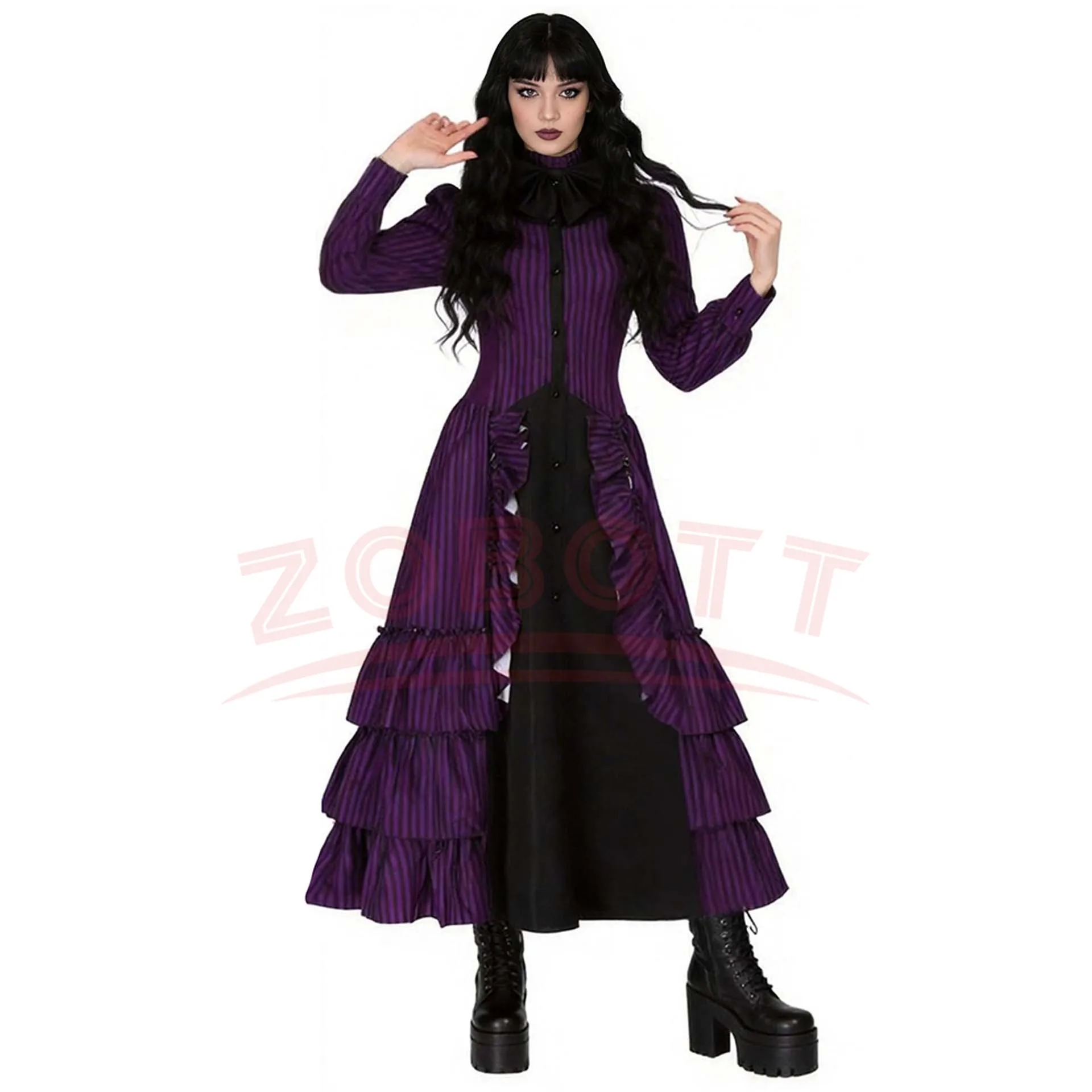 Halloween Costumes for Women Medieval Victorian Dress Vintage Renaissance Gothic Lace Queen Purple Princess Dress Party Costume
Halloween Costumes for Women Medieval Victorian Dress Vintage Renaissance Gothic Lace Queen Purple Princess Dress Party Costume