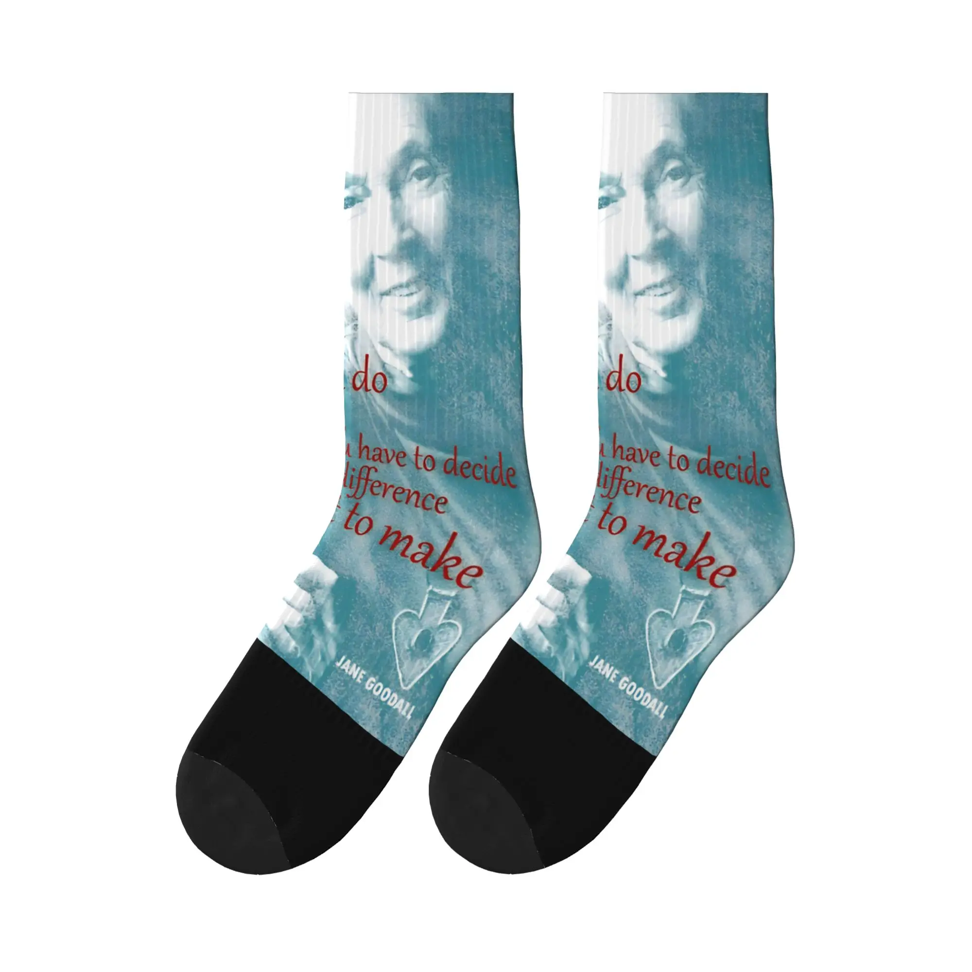 Jane Goodall Quote Stockings Adults Men Socks Warm Soft Vintage Socks Spring Outdoor Anti Skid Printed Socks Gift
Jane Goodall Quote Stockings Adults Men Socks Warm Soft Vintage Socks Spring Outdoor Anti Skid Printed Socks Gift
