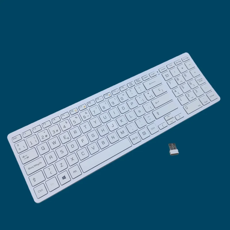 Spanish layout Wireless Keyboard For LG 2.4G ultra-thin Laptop keyboard
Spanish layout Wireless Keyboard For LG 2.4G ultra-thin Laptop keyboard