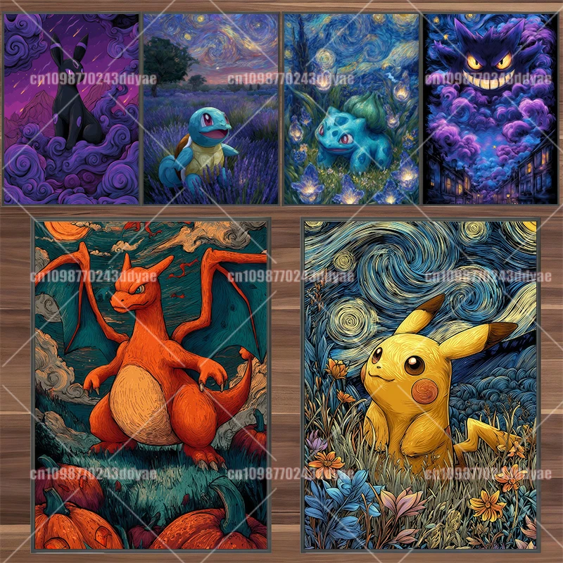 Classic Anime Pokemon Canvas Painting HD Starry Sky Painting Posters and Prints Wall Art Pictures Home Decor Kids Gifts
Classic Anime Pokemon Canvas Painting HD Starry Sky Painting Posters and Prints Wall Art Pictures Home Decor Kids Gifts