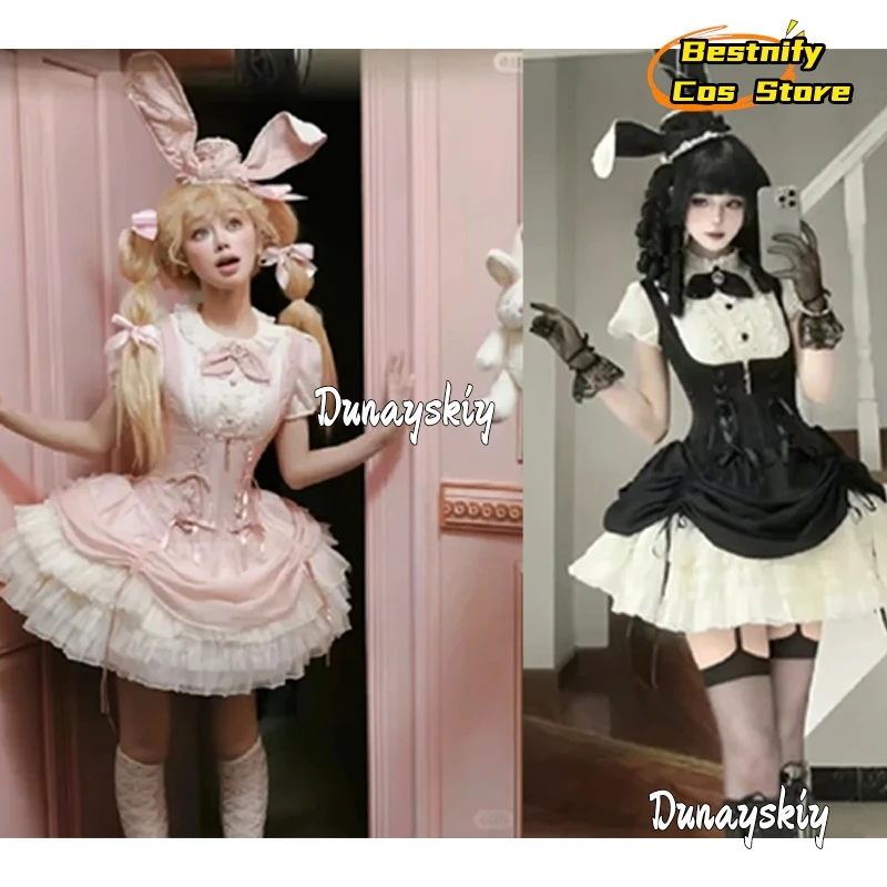 CR7.3*Bunny Lace Gothic Lolita Fishbone Bustier Waist Seal Full Set Daily Banquet Adult Ceremony Two Dimensional Dress Lolita
CR7.3*Bunny Lace Gothic Lolita Fishbone Bustier Waist Seal Full Set Daily Banquet Adult Ceremony Two Dimensional Dress Lolita