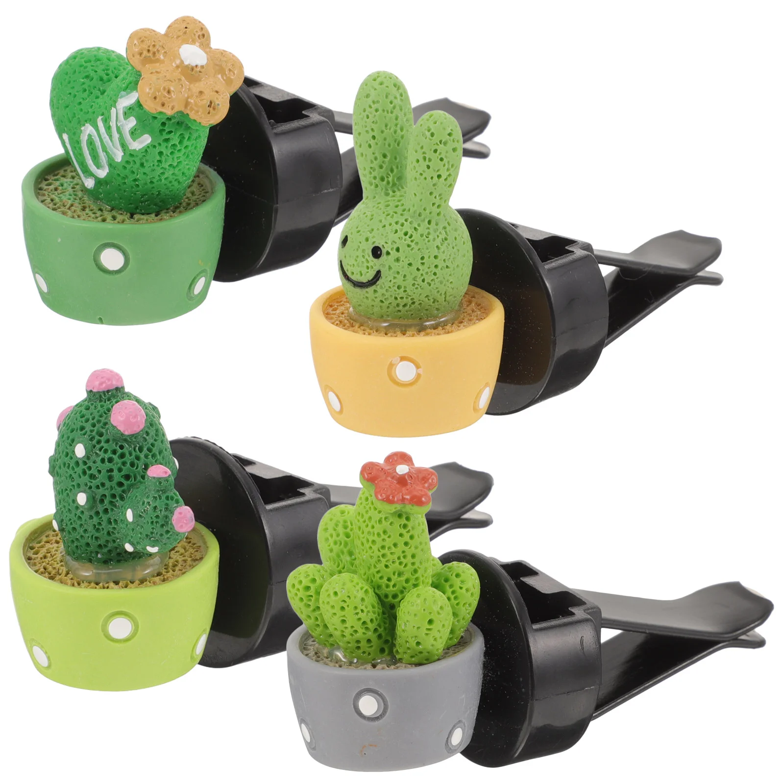 4 Pcs Filling Cactus Perfume Holder Miss Cars Succulents Resin Air Vent Clips Accessories
4 Pcs Filling Cactus Perfume Holder Miss Cars Succulents Resin Air Vent Clips Accessories