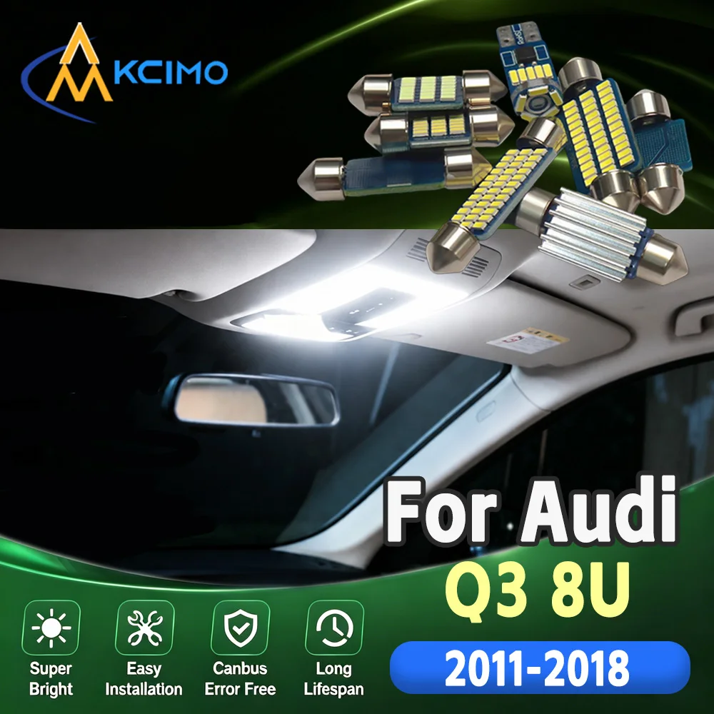 For Audi Q3 8U 2011-2018 Vehicle Specific Canbus LED Interior Reading Map Light Bulbs Long Lifespan Indoor Lamp Accessories
For Audi Q3 8U 2011-2018 Vehicle Specific Canbus LED Interior Reading Map Light Bulbs Long Lifespan Indoor Lamp Accessories
