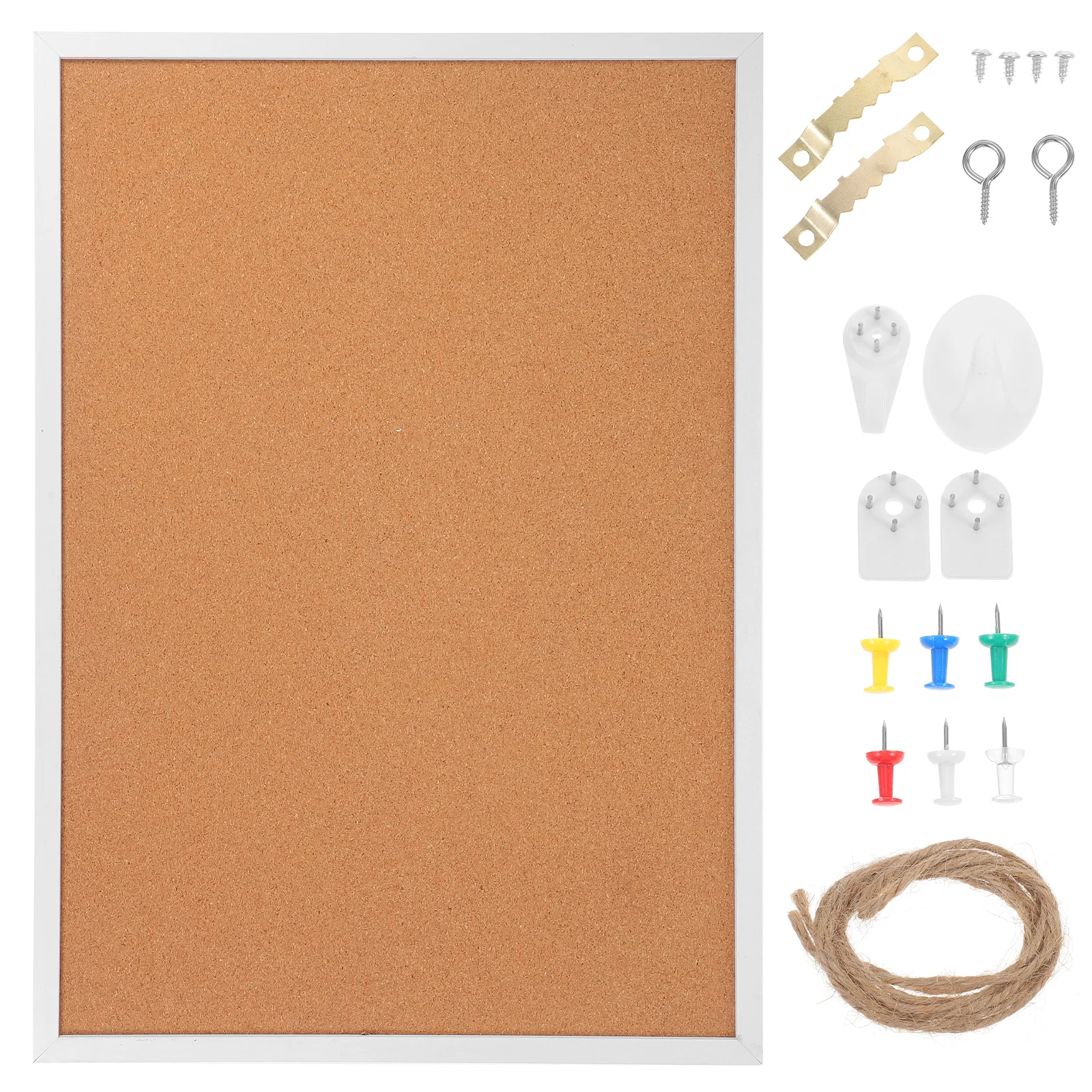 1 set Cork Bulletin Board 30x40cm Framed Notice Board for Office Wall Decor Photo Memo Thick Cork Softwood Picture Frame
1 set Cork Bulletin Board 30x40cm Framed Notice Board for Office Wall Decor Photo Memo Thick Cork Softwood Picture Frame