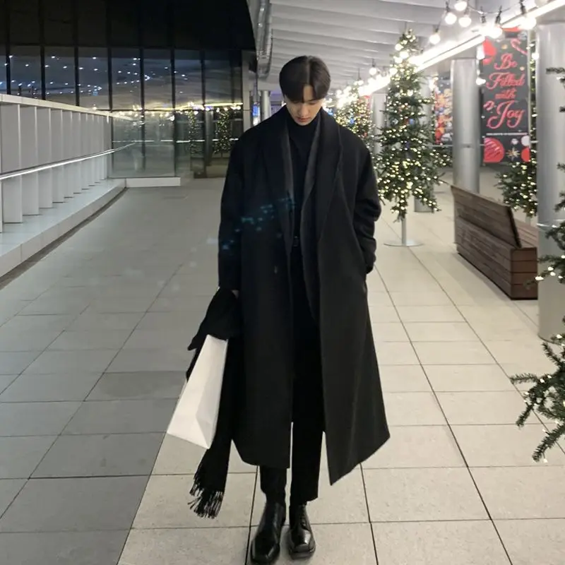 Trench Coat Cashmere Mens Double-Sided Fall Commuter Chic Adult Warm Thickening Weather Protection Rainproof Green Blue Colors
Trench Coat Cashmere Mens Double-Sided Fall Commuter Chic Adult Warm Thickening Weather Protection Rainproof Green Blue Colors