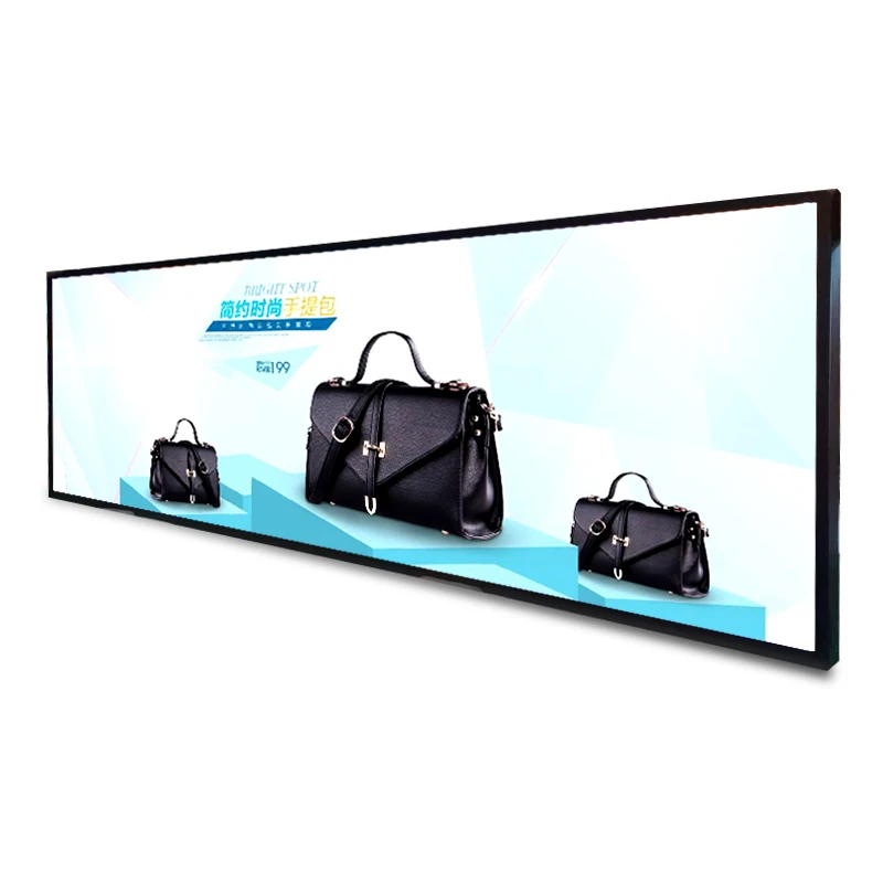 High Brightness Commercial Shelf Edge Ultra Wide Stretched Bar Lcd Display Monitor Advertising Screen
High Brightness Commercial Shelf Edge Ultra Wide Stretched Bar Lcd Display Monitor Advertising Screen