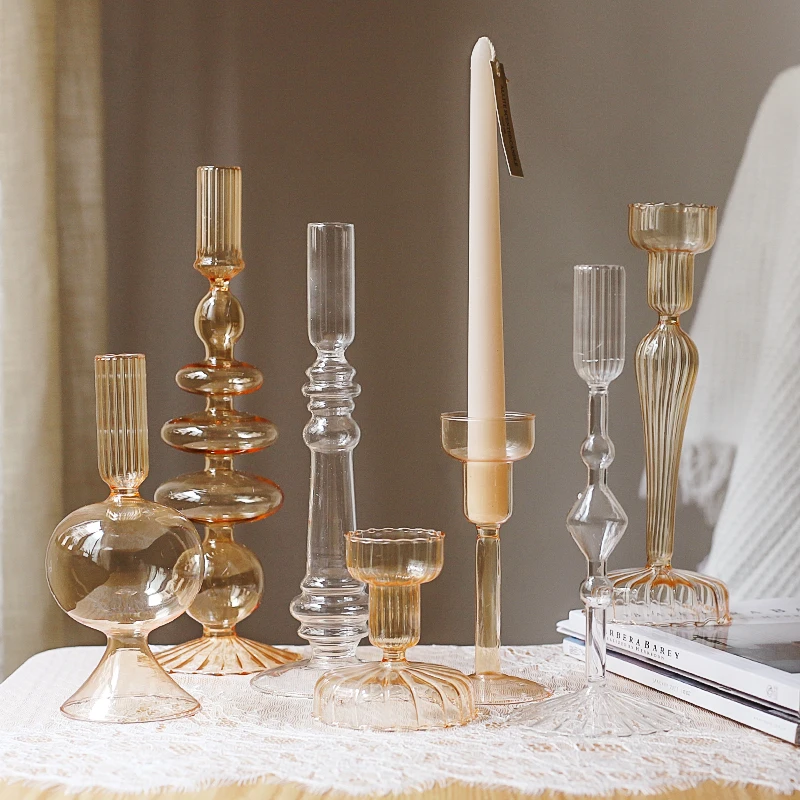 Decorative Candle Holders, Clear Champagne Glass Flower Vase for Home Decoration, Wedding Centerpieces Candlestick Gift
Decorative Candle Holders, Clear Champagne Glass Flower Vase for Home Decoration, Wedding Centerpieces Candlestick Gift