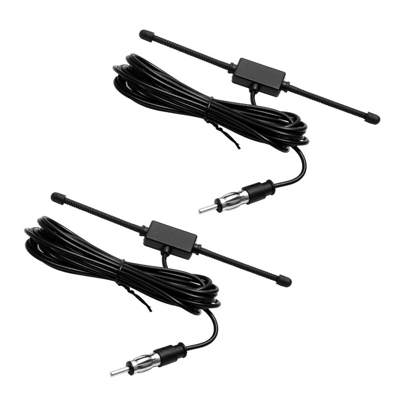 2X Black Universal Car Boat Stereo AM FM Dipole Antenna Adhesive Mount Glass Antenna Radio Antenna
2X Black Universal Car Boat Stereo AM FM Dipole Antenna Adhesive Mount Glass Antenna Radio Antenna