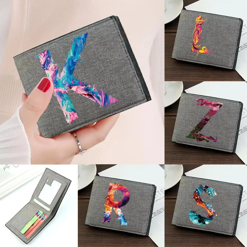 Men's Purse Coin Pouch Id Card Holder Short Canvas Card Holder Wallet Foldable High-quality Paint Printing Series
Men's Purse Coin Pouch Id Card Holder Short Canvas Card Holder Wallet Foldable High-quality Paint Printing Series