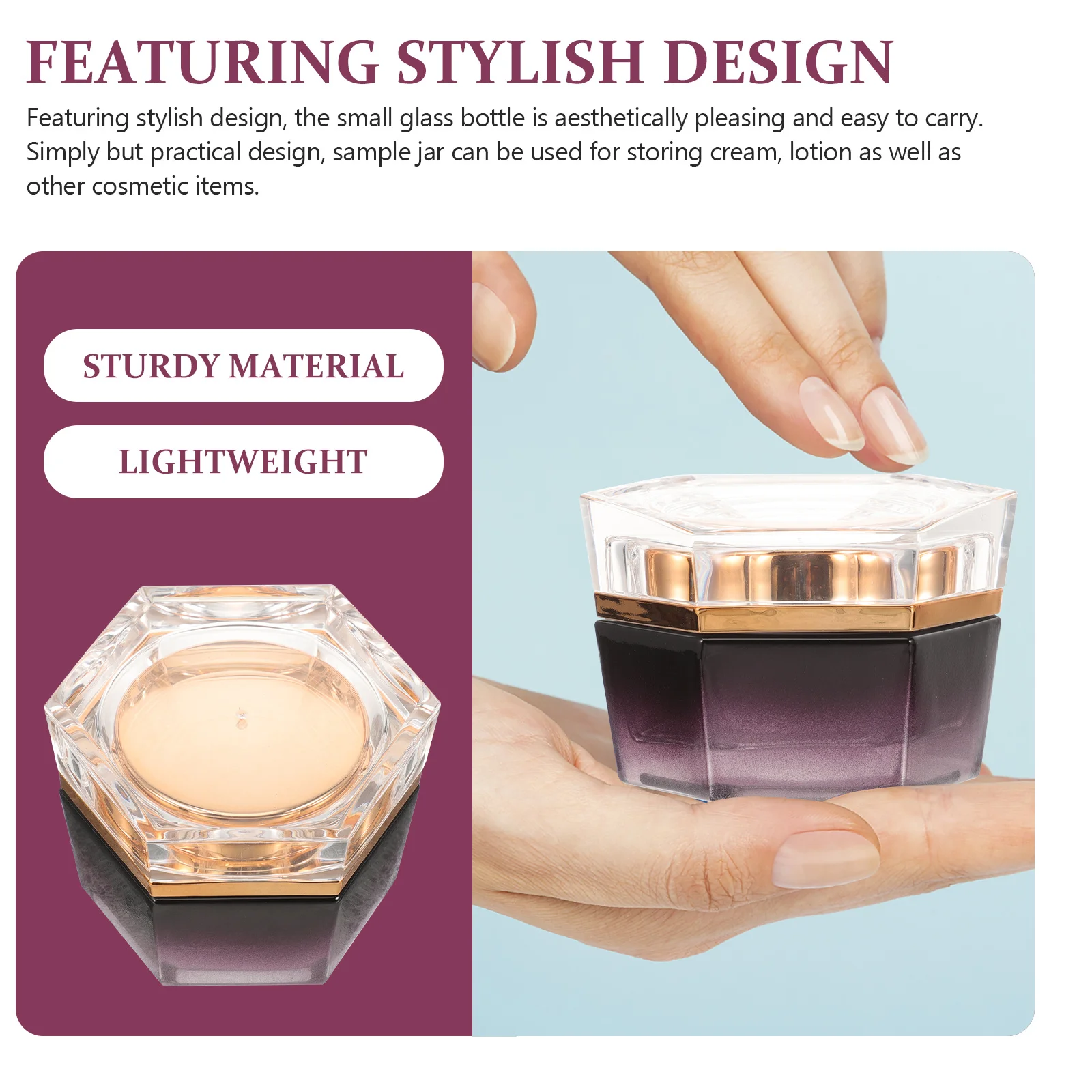 20 г многоразовый стеклянный контейнер для крема с крышкой, маленькие банки для путешествий, туалетные принадлежности, крем для лица, лосьон, средства по уходу за кожей, портативный
20 г многоразовый стеклянный контейнер для крема с крышкой, маленькие банки для путешествий, туалетные принадлежности, крем для лица, лосьон, средства по уходу за кожей, портативный