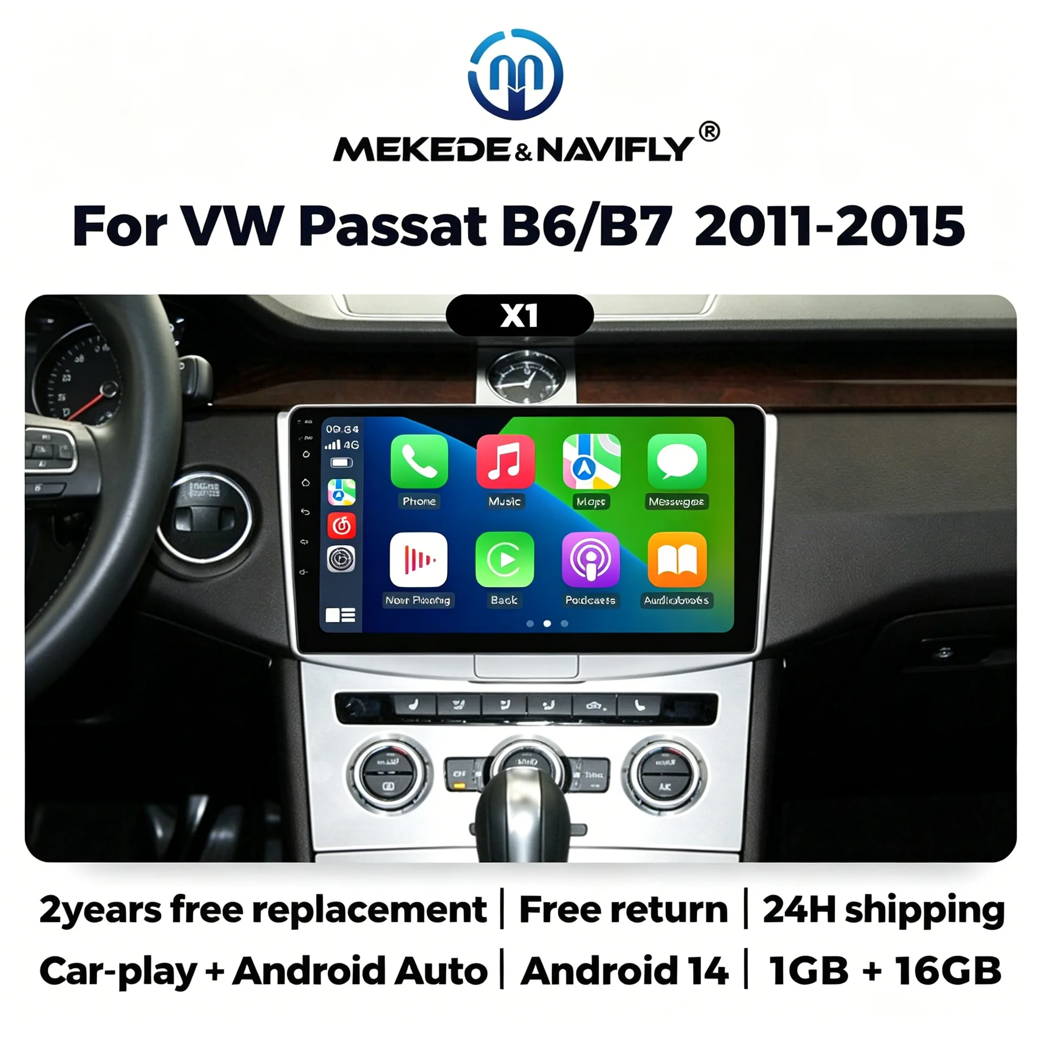 10.1" Carplay Stereo Screen For Volkswagen Magotan CC PASSAT B7 B6 2010 -2015 Car Radio Multimedia Player Android GPS Navigation
10.1" Carplay Stereo Screen For Volkswagen Magotan CC PASSAT B7 B6 2010 -2015 Car Radio Multimedia Player Android GPS Navigation