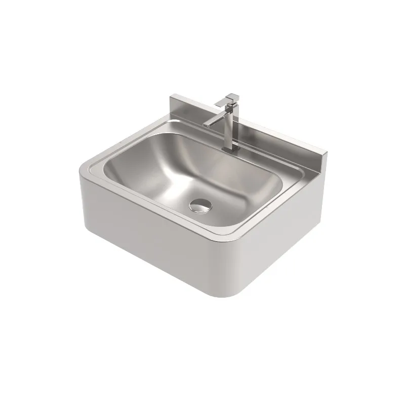 304 stainless steel sink, modern simple wall-mounted rounded corners anti-knock suspended type
304 stainless steel sink, modern simple wall-mounted rounded corners anti-knock suspended type