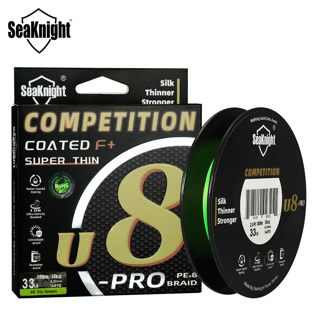 SeaKnight Brand Pro 8 нитей 150 м плетеные лески мультифиламентные водонепроницаемые анти-УФ F + покрытие PE леска 2025 новинка
SeaKnight Brand Pro 8 нитей 150 м плетеные лески мультифиламентные водонепроницаемые анти-УФ F + покрытие PE леска 2025 новинка