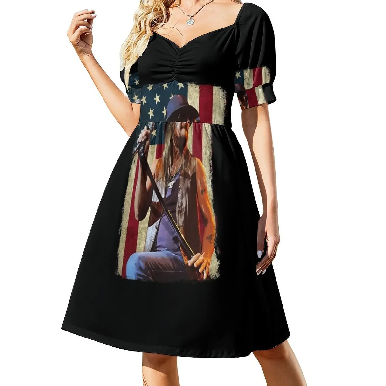 Vintage American Flag Kid Rock Legend Short-Sleeved Dress dresses for woman sexy short dresses daring summer clothes
Vintage American Flag Kid Rock Legend Short-Sleeved Dress dresses for woman sexy short dresses daring summer clothes