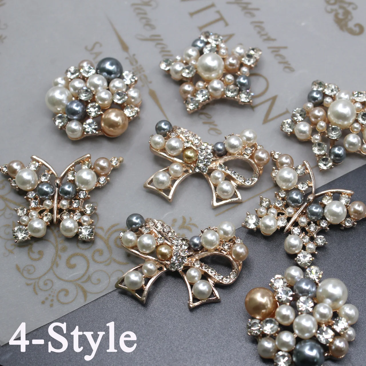 New 50Pcs Pearls Mixed Style Button Garment Decorative Craft DIY Clothes Rhinestone Bow Sewing Supplies Home Decoration Handmade
New 50Pcs Pearls Mixed Style Button Garment Decorative Craft DIY Clothes Rhinestone Bow Sewing Supplies Home Decoration Handmade