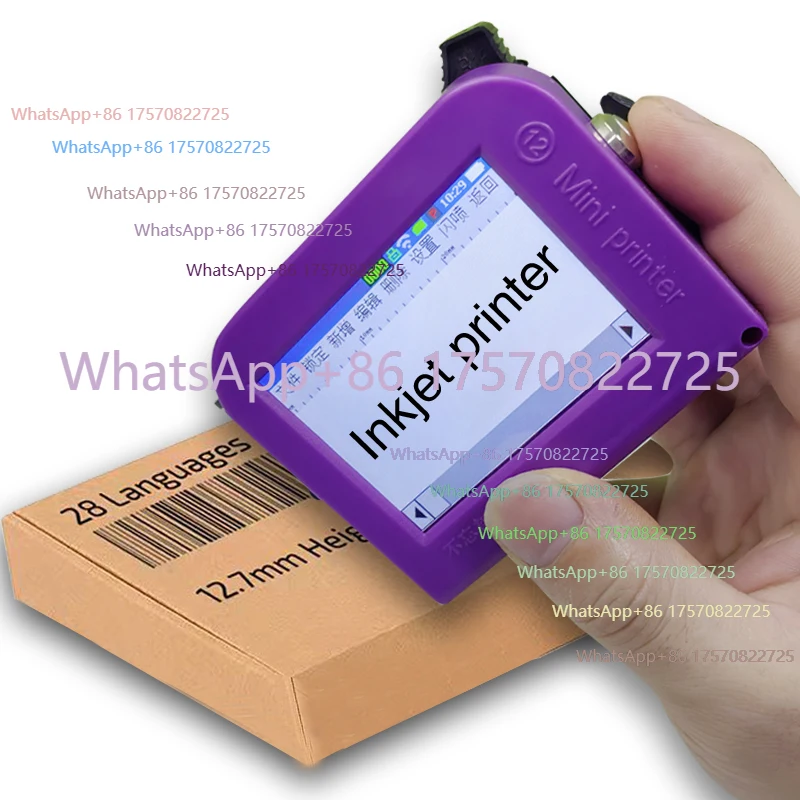 Baiyi New Intelligent Handheld Coding Machines 12.7mm Inkjet Printer