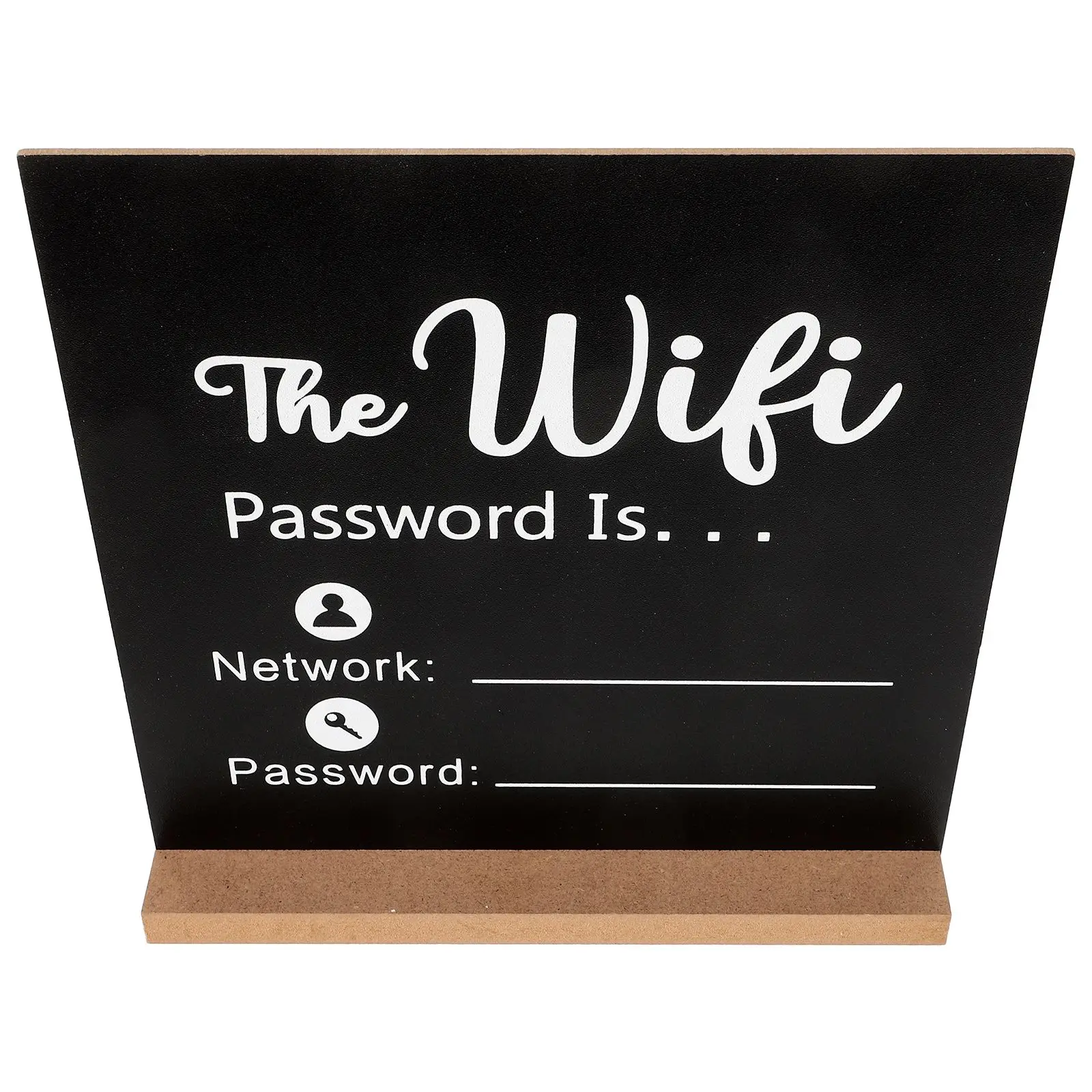 1pcs Wifi Password Sign Home Decor Wooden Writable Erasable Plaque for Hotel Office Desktop Network Table Board Display
1pcs Wifi Password Sign Home Decor Wooden Writable Erasable Plaque for Hotel Office Desktop Network Table Board Display