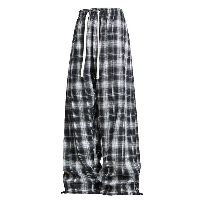 Повседневные брюки в клетку большого размера, мужские модные брендовые свободные брюки в стиле ретро с широкими штанинами, прямая трубка из полиэфирного волокна, прямые Wes...
Повседневные брюки в клетку большого размера, мужские модные брендовые свободные брюки в стиле ретро с широкими штанинами, прямая трубка из полиэфирного волокна, прямые Wes...