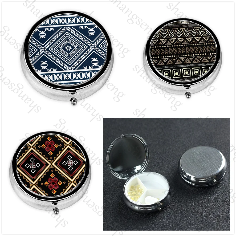 Geometric ethnic tribal pattern Portable Pill Box Wallet Decorative Metal Vitamin Travel Wallet Pocket Small Travel Pill Box
Geometric ethnic tribal pattern Portable Pill Box Wallet Decorative Metal Vitamin Travel Wallet Pocket Small Travel Pill Box