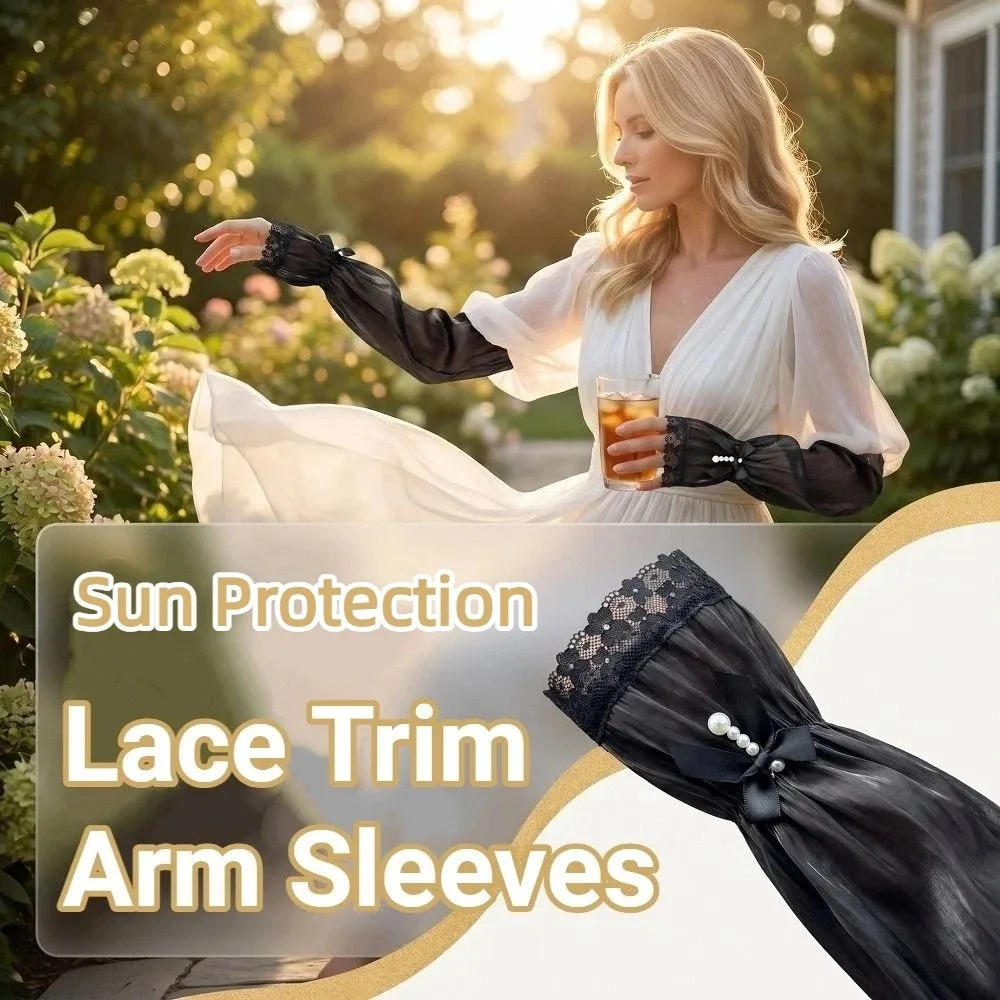 Stylish Breathable Sun Protection Sleeves Elegant Solid Color Arm Sun Sleeves Long Sleeves Lightweight Lace Arm Cover Cycling
Stylish Breathable Sun Protection Sleeves Elegant Solid Color Arm Sun Sleeves Long Sleeves Lightweight Lace Arm Cover Cycling