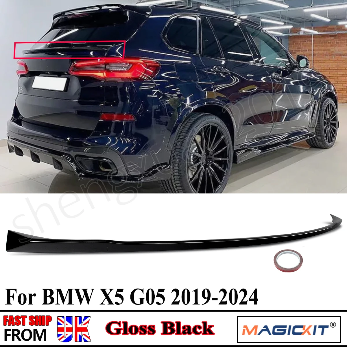 Tail Lip Fit For BMW X5 G05 SUV M50i M60i Sport 4-Door 2023 2024 Gloss Black Rear Middle Spoiler Trunk Wing Exterior Parts
Tail Lip Fit For BMW X5 G05 SUV M50i M60i Sport 4-Door 2023 2024 Gloss Black Rear Middle Spoiler Trunk Wing Exterior Parts