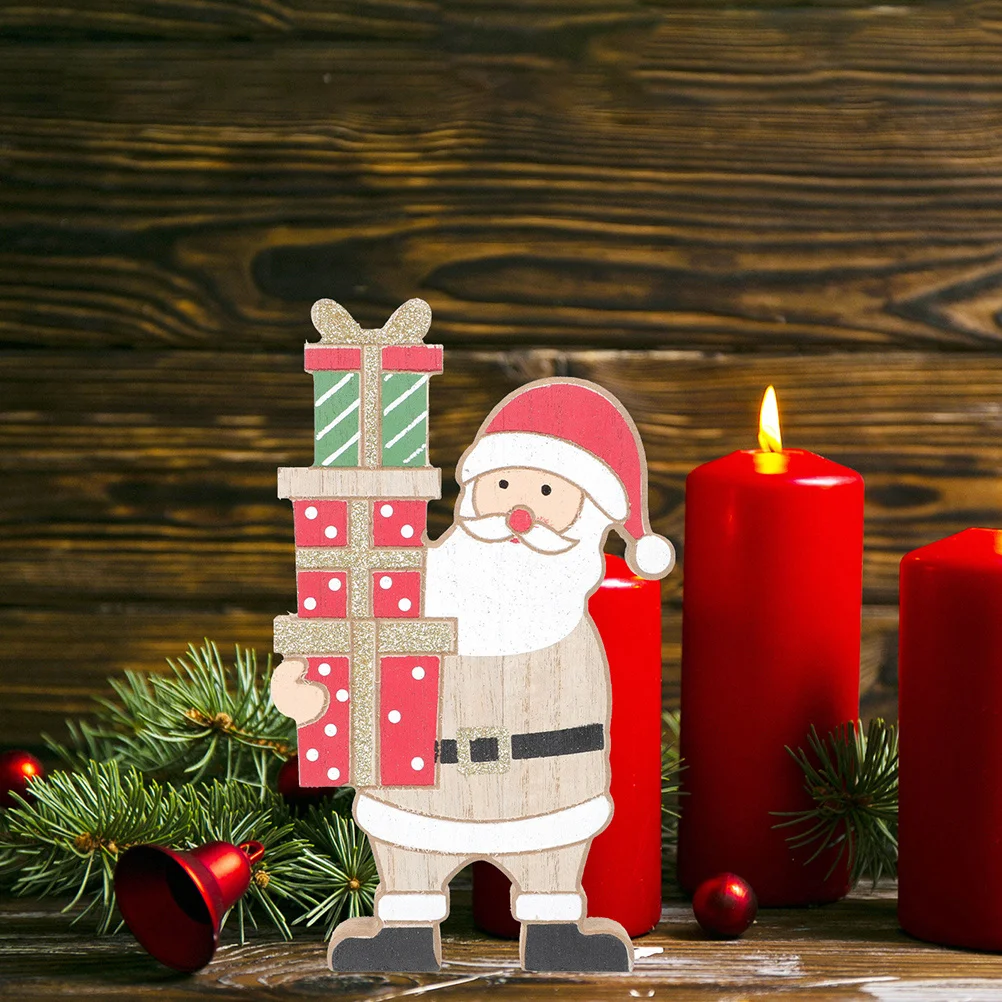 Santa Claus Christmas Wooden Table Sign Unique Holiday Ornament Xmas Tabletop Decoration Centerpiece for Home Party
Santa Claus Christmas Wooden Table Sign Unique Holiday Ornament Xmas Tabletop Decoration Centerpiece for Home Party