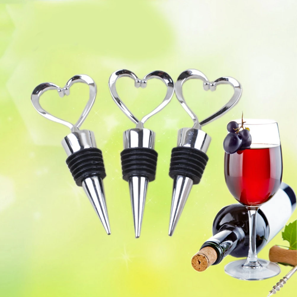 5 Pcs Heart Shaped Stoppers Airtight Seal for Beer Vinegar Bottles Plastic Food Grade Silicone
5 Pcs Heart Shaped Stoppers Airtight Seal for Beer Vinegar Bottles Plastic Food Grade Silicone