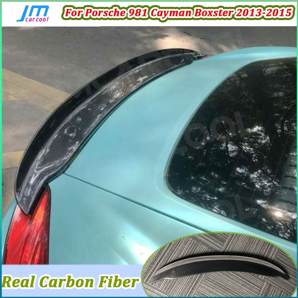 Carbon Fiber Rear Trunk Spoiler Lip Wings Car Decoration for Porsche 981 Cayman Boxster 2013-2015 FRP Black Rear Wing Body Kits
Carbon Fiber Rear Trunk Spoiler Lip Wings Car Decoration for Porsche 981 Cayman Boxster 2013-2015 FRP Black Rear Wing Body Kits