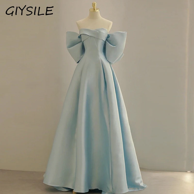 elegant Strapless A-line Evening Dress With Big Bow Sexy Sleeveles Formal Pageant Prom Gown Customized Floor Length Prom Dresses
elegant Strapless A-line Evening Dress With Big Bow Sexy Sleeveles Formal Pageant Prom Gown Customized Floor Length Prom Dresses