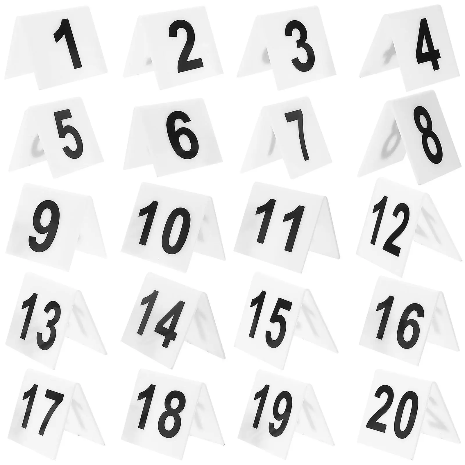 20 Pcs Pocket Dining Room Table Decor Label The Acrylic Restaurant Numbers Compact Sign
20 Pcs Pocket Dining Room Table Decor Label The Acrylic Restaurant Numbers Compact Sign