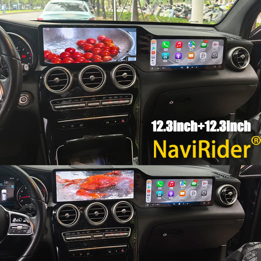 S For Benz C GLC W205 2015-2022 Car Radio GPS 12.3+12.3inch Dual Screen Android15 Navigation Carplay Multimedia Player Head Unit
S For Benz C GLC W205 2015-2022 Car Radio GPS 12.3+12.3inch Dual Screen Android15 Navigation Carplay Multimedia Player Head Unit