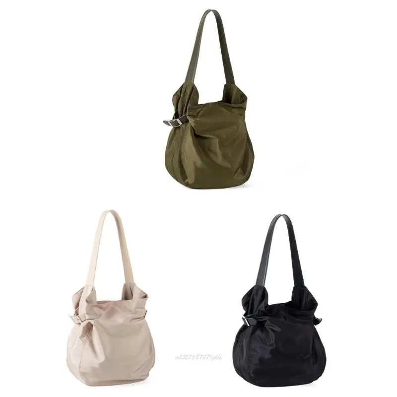 X5XA Stylish And Practical Nylon Shoulder Bag Casual Bucket Handbag Spacious Underarm Bags For Commuting Shopping And Travel
X5XA Stylish And Practical Nylon Shoulder Bag Casual Bucket Handbag Spacious Underarm Bags For Commuting Shopping And Travel