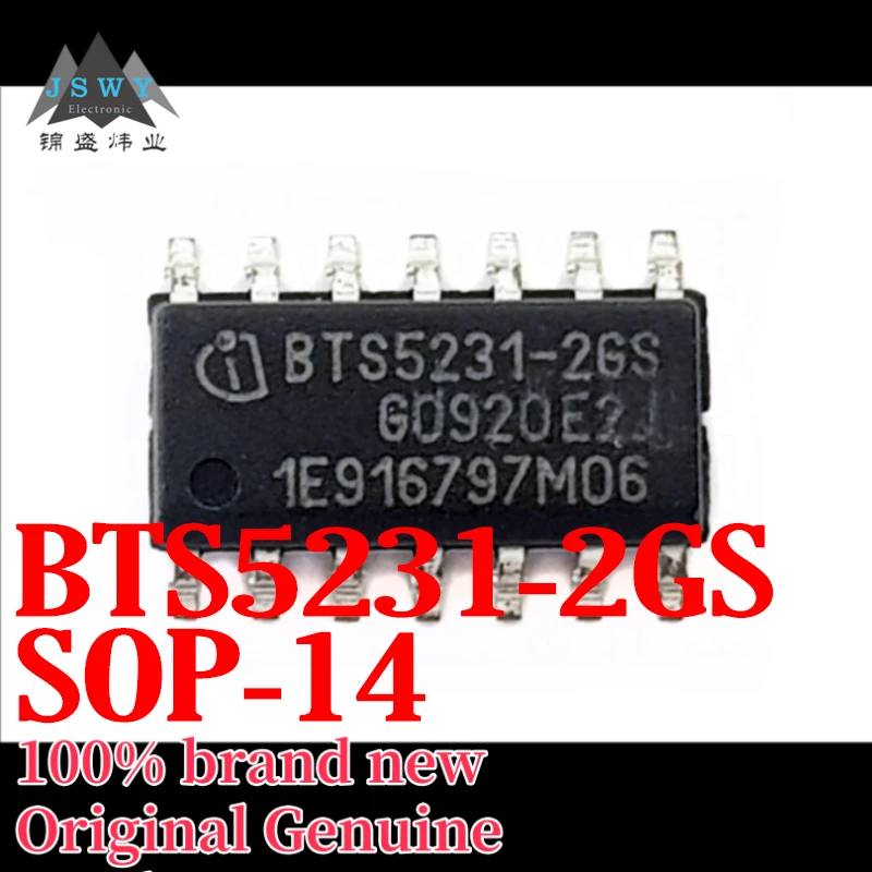 (10/50pcs) BTS5231-2GS BTS5231 SOP14 Integrated Circuit IC In stock Large inventory Brand new Genuine Free shipping
(10/50pcs) BTS5231-2GS BTS5231 SOP14 Integrated Circuit IC In stock Large inventory Brand new Genuine Free shipping