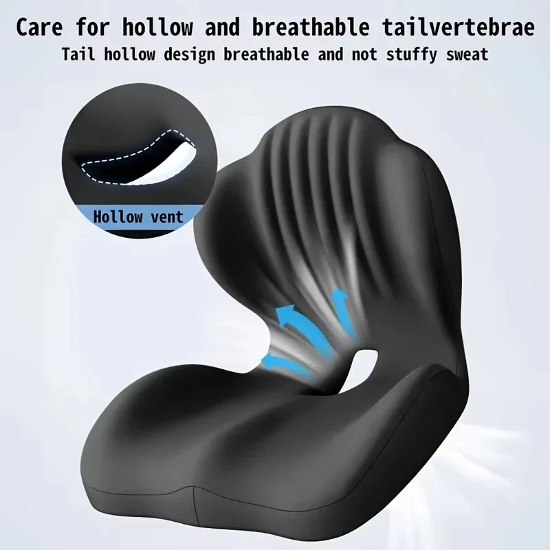 Ergonomic Lumbar Support Pillow Memory Foam Back Cushion Long Sitting Pain Relief For Office & Car Chair Breathable Fabric Cover
Ergonomic Lumbar Support Pillow Memory Foam Back Cushion Long Sitting Pain Relief For Office & Car Chair Breathable Fabric Cover