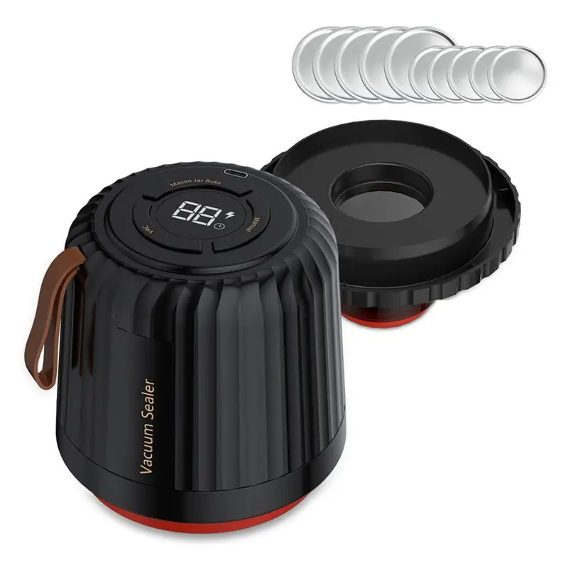 AT53 Electric Mason Jar Vacuum Sealer For Vacuum Bags, Can Opener, Wide Mouth And Regular Mouth Mason Jar Lids Food Storage
AT53 Electric Mason Jar Vacuum Sealer For Vacuum Bags, Can Opener, Wide Mouth And Regular Mouth Mason Jar Lids Food Storage