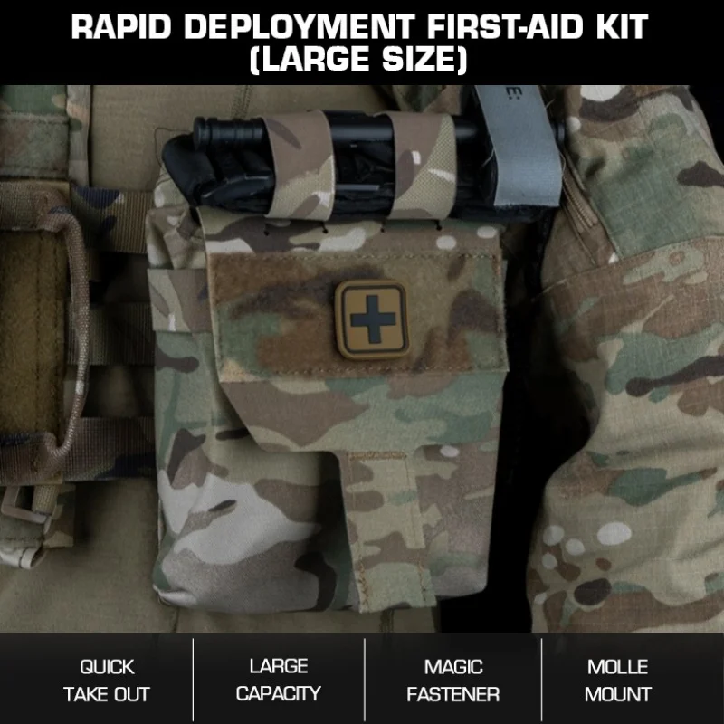 Large Emergency Response Kit | Quick-Access First Aid Supplies | Waterproof Trauma Bag
Large Emergency Response Kit | Quick-Access First Aid Supplies | Waterproof Trauma Bag