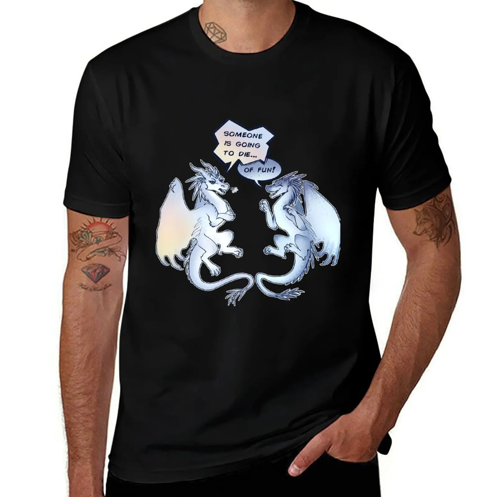 Wings of Fire - Snowfall and Lynx - Someone is going to Die of Fun T-Shirt football t shirt summer 2025 t shirts for men pack
Wings of Fire - Snowfall and Lynx - Someone is going to Die of Fun T-Shirt football t shirt summer 2025 t shirts for men pack